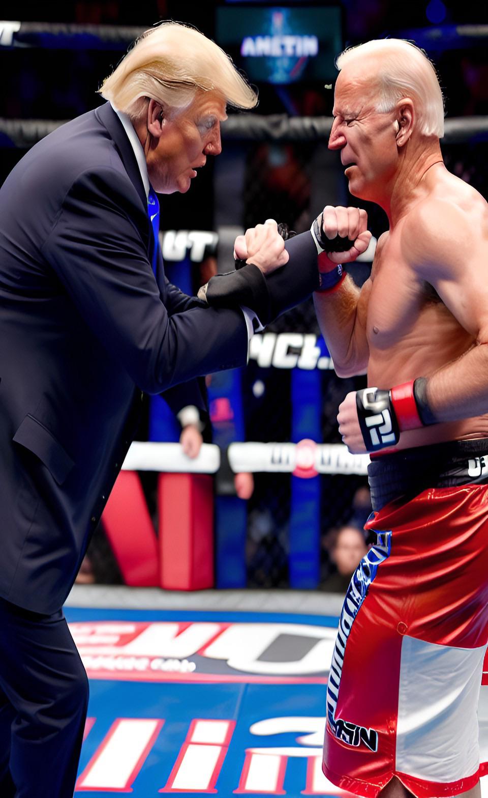 biden vs trump boxing match